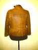 Camel Leather Jacket, Size 1x