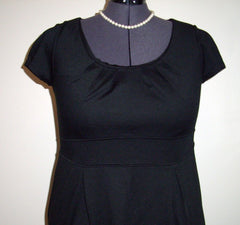 Empire waist black dress