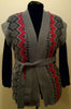 Grey Sweater Vest withTie