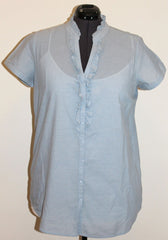 Tunic w/ruffle collar