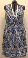 Blue Pattern Dress