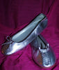 Silver Ballerina Flats