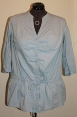 Blue Drawstring Tunic