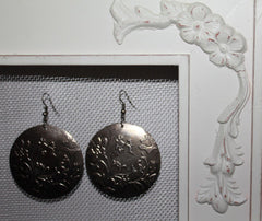 Floral Embossed earrings