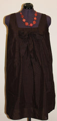 Brown Dress with Bow