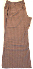 Brown Pinstripe Pants