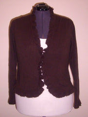 Ruffle Brown Cover-up