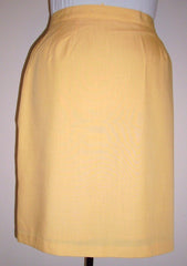 Yellow Pencil Skirt